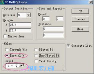 轉(zhuǎn)完Gerber后，接著還需轉(zhuǎn)鉆孔，通孔和盲、埋孔的轉(zhuǎn)法有所不同，轉(zhuǎn)通孔只須點(diǎn)擊Add，在彈出的窗口Document Name輸入文件名