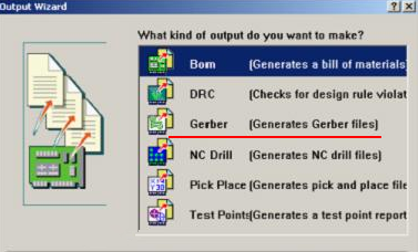 8. 檢查及初步調整后，按“Q”將單位改為“mil”，按“F、M”轉換文件，在彈出的窗口點“Next”進入圖（149），選擇“Gerber”，進入Gerber轉換操作，按“Next”進入